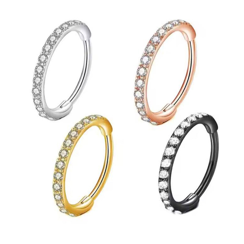 Body Jewelry Surgical Steel - Argola de Nariz 16G com Zircônia
