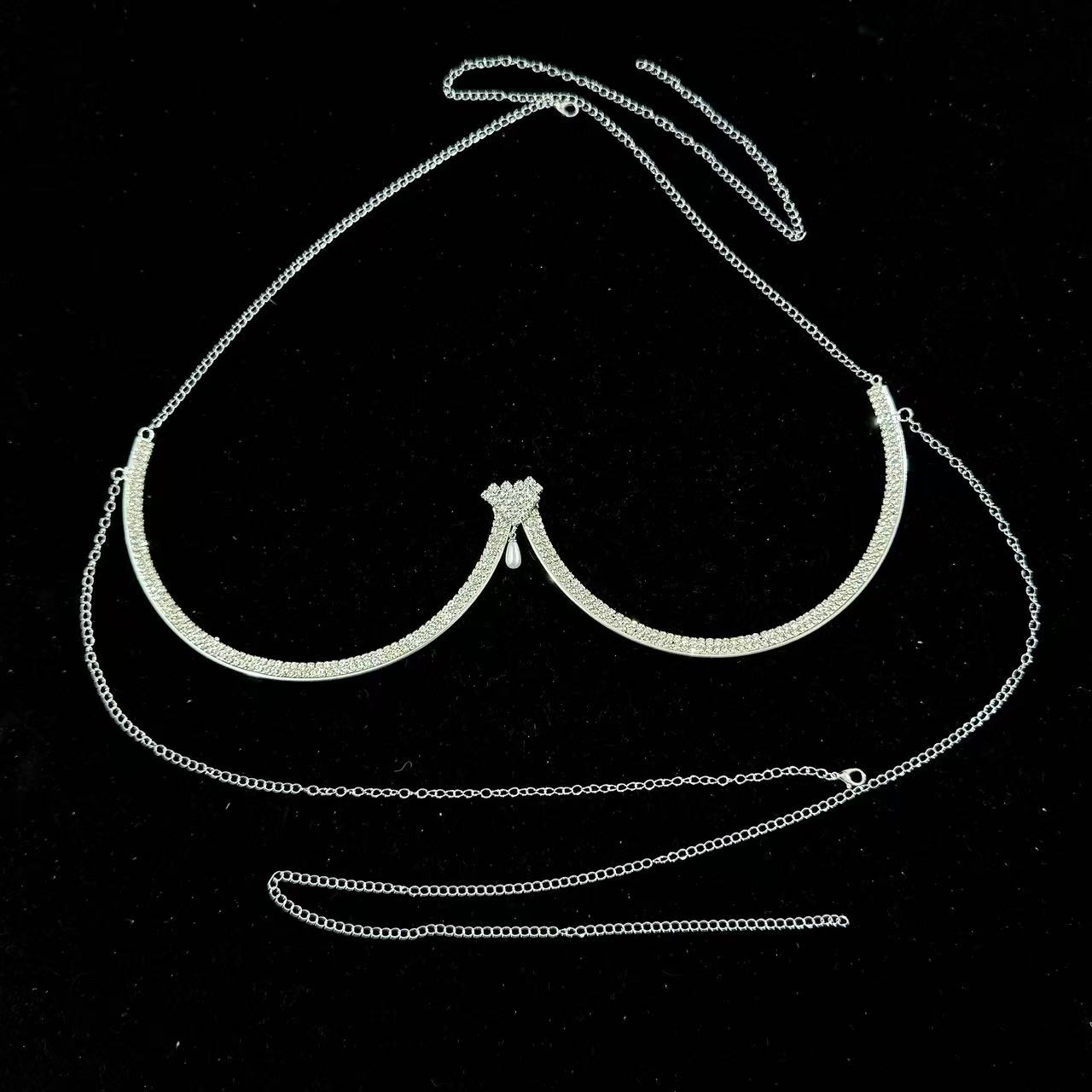 Suporte de peito feminino ping - Body Jewelry Necklace avaliação e preço