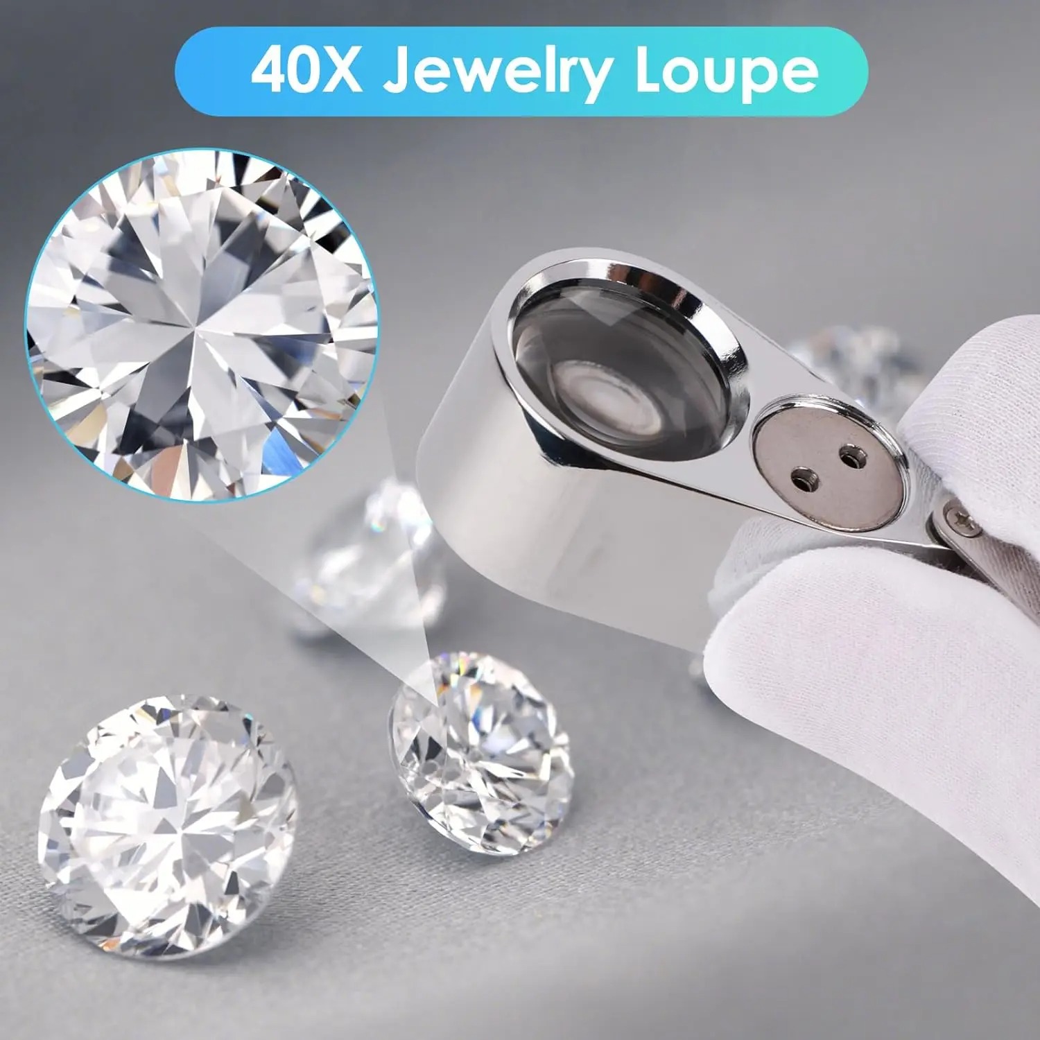 Lupa Iluminada 40X com Luz LED - Body Jewelry Repair avaliação e preço