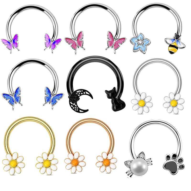 Argola de Septo 16G, Joia para - Body Jewelry Surgical Steel avaliação e preço