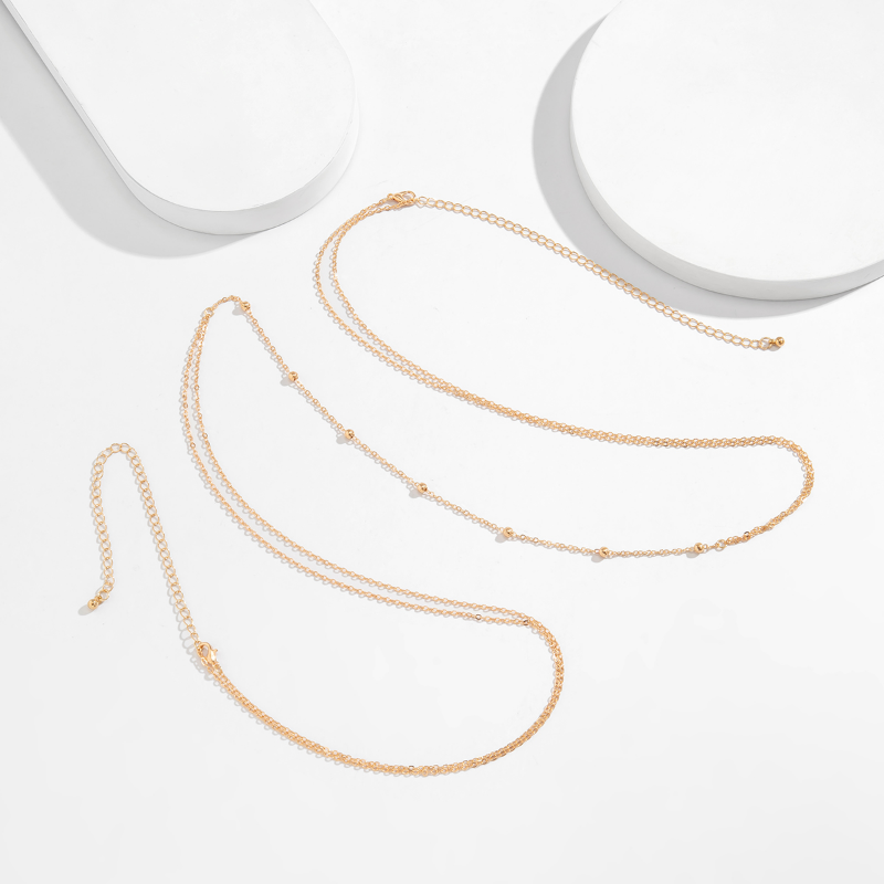 Colar de Corrente Simples para - Body Jewelry Necklace avaliação e preço